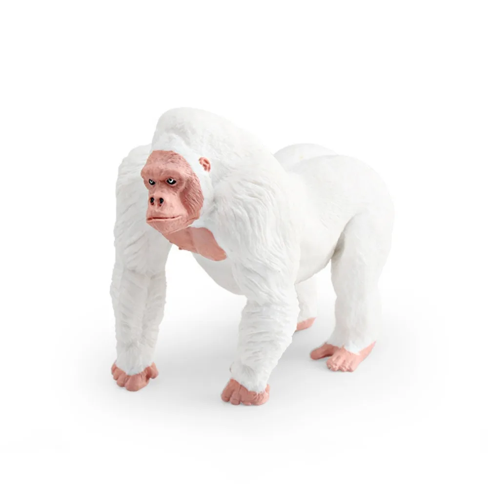 

PVC Simulated Solid Animal Model Realistic Statue Simulation Gorilla Animal Toy Ornament Crafts Chimpanzee Action Figure