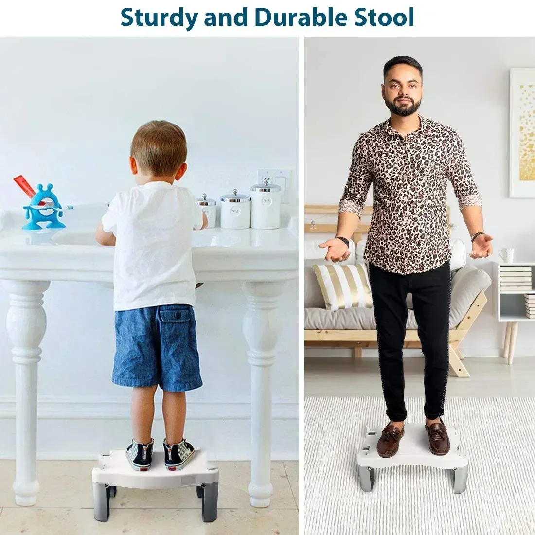 Bathroom Stools for Children Toilet Step Stool Squat Toilet Assistance Steps for Kids for Home Baby Stepping Stand Step Stool