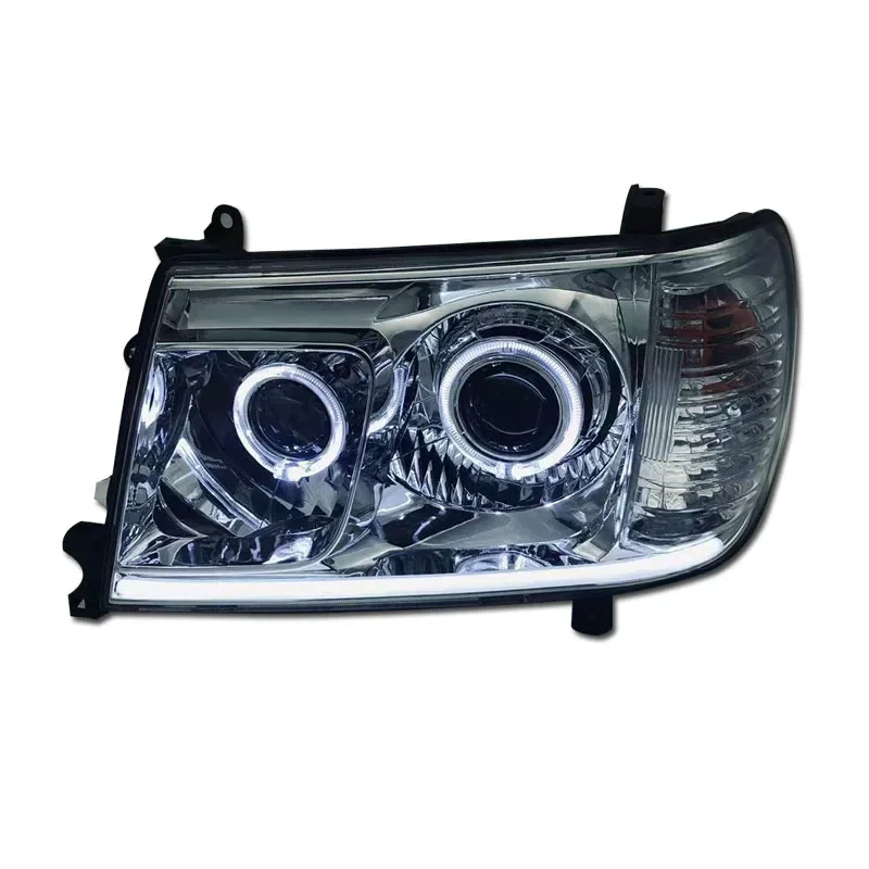 

Налобный фонарь в сборе для Toyota Land Cruiser Prado LC100 4500 4700, объектив angel eye, сигнал поворота ближнего и дальнего света