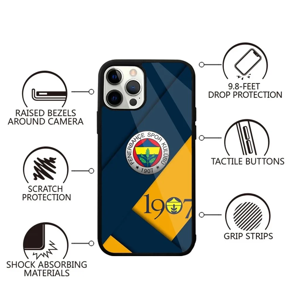 Football F-Fenerbahce  Phone Case Strong Magnetic For IPhone 16,15,14,13,Pro,Max,Plus,11,12,Mini For Magsafe Wireless Charging