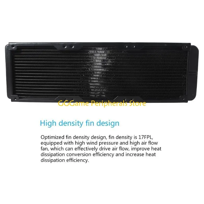 

U55B 1/4" Aluminum 18 Pipe Heat Exchanger Radiator for Computer CPU CO2 Water