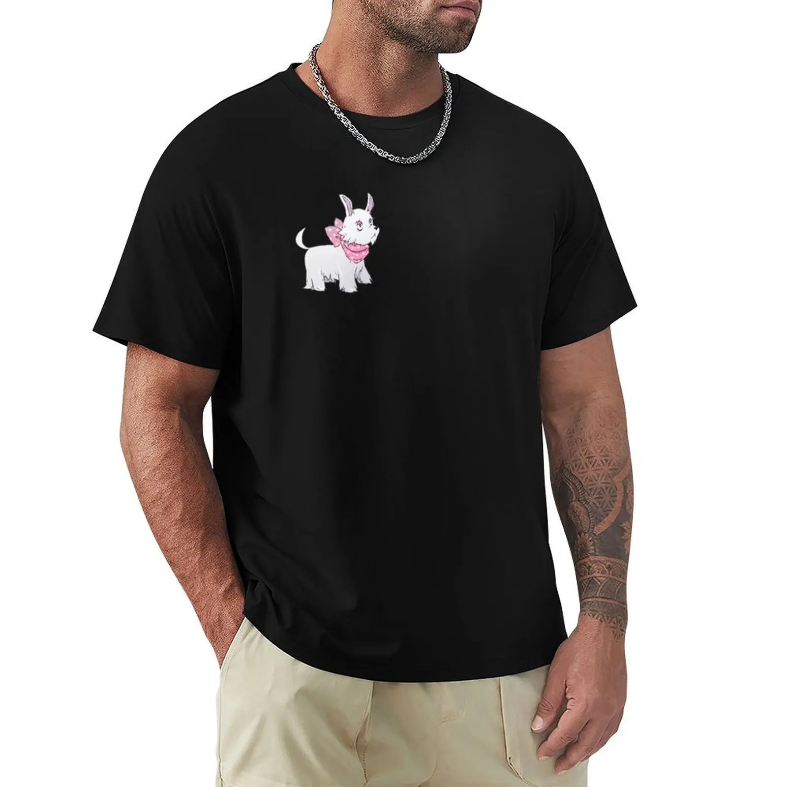 Camiseta Mephisto Pheles (Perro) de Blue Exorcist, camiseta informal transpirable de manga corta
