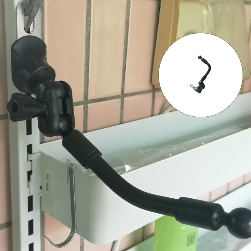 

Пластиковый держатель для телефона на мотоцикле, 17 мм, с шаровой головкой, регулируемый кронштейн для велосипеда и багажника