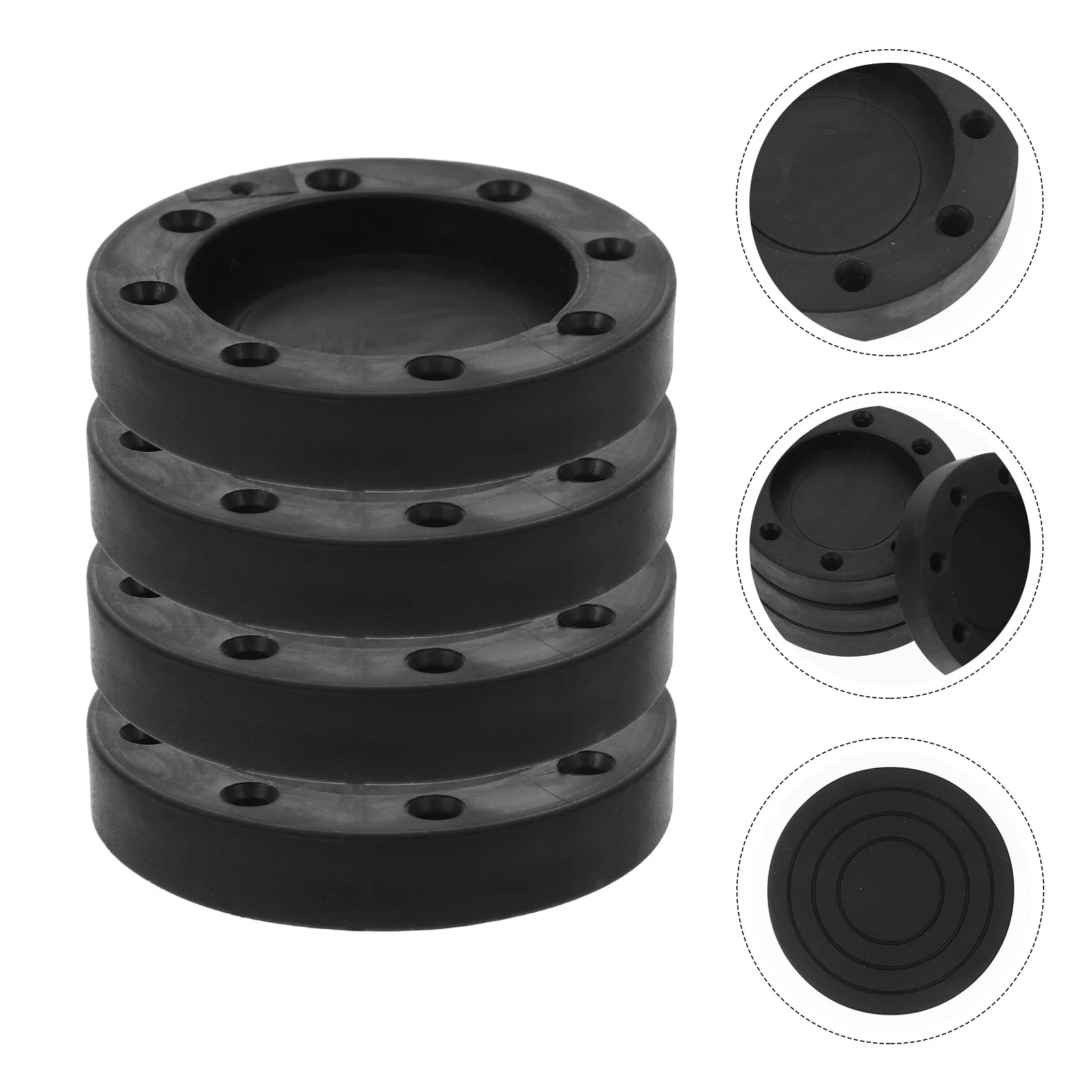 

4Pcs Anti Vibration Pad Washing Machine Non Skid Feet Tpr Material Stable Support Easy Install Anti Vibration Pad