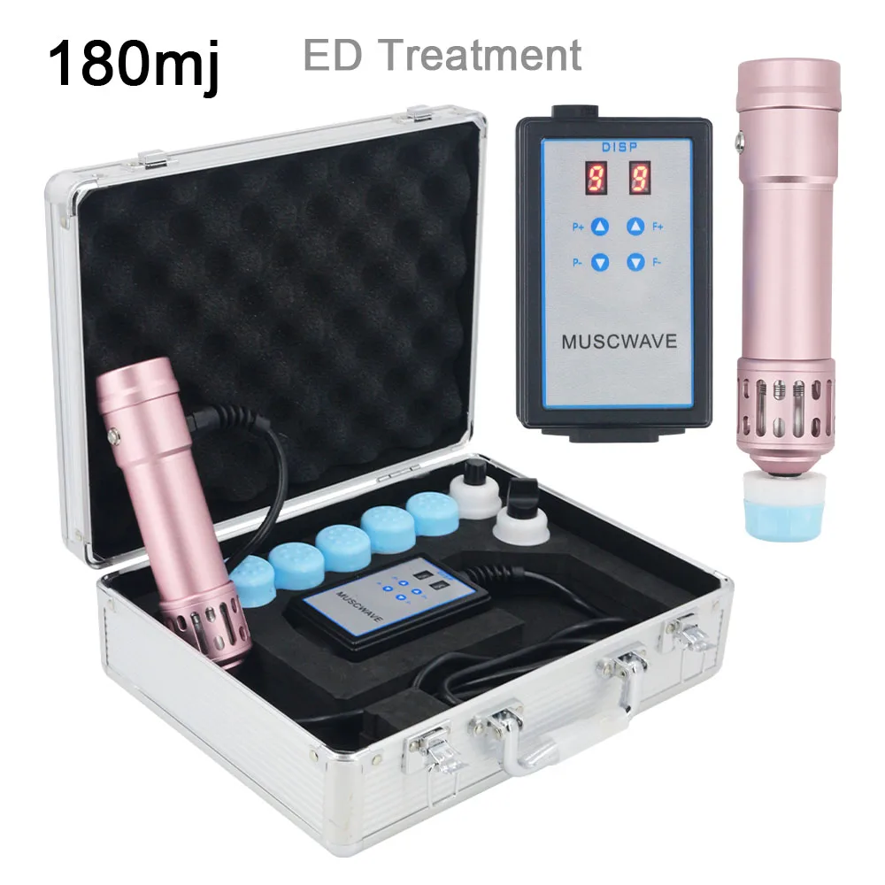 

Shockwave Therapy Machine For ED Treatment Pain Relief Shock Wave With 11 Heads And Chiropractic Tool Tennis Elbow 180mj