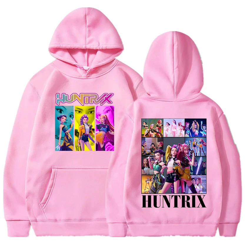 Film KPop Demon Hunters Huntrix Hoodies Mode Hip Hop Hoody Mannen Vrouwen Kleding Lange Mouw Trui Unsiex Outfit
