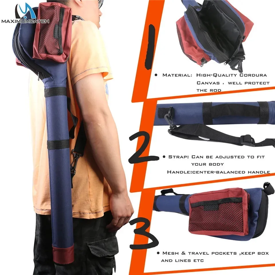 Funda para caña de pesca con mosca MAXCATCH en tubo rígido - imagen 3