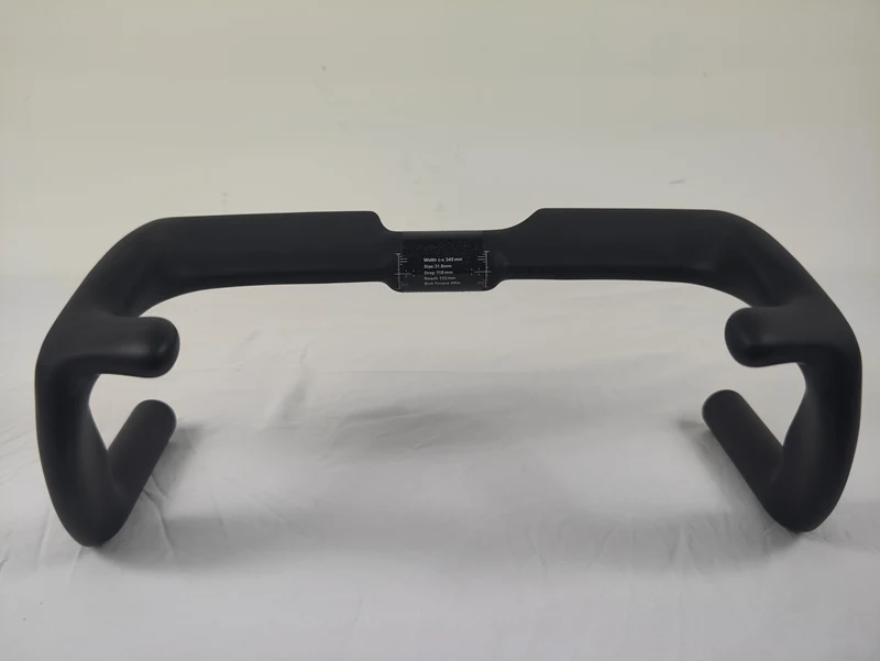 BIKEDOC TB26 Bunch Bar Carbon Griff Drop Bar Glänzend Matt Sprint Track TT Rennen Lenker Aero Bunchba 31,8 MM UCI – Detail 10