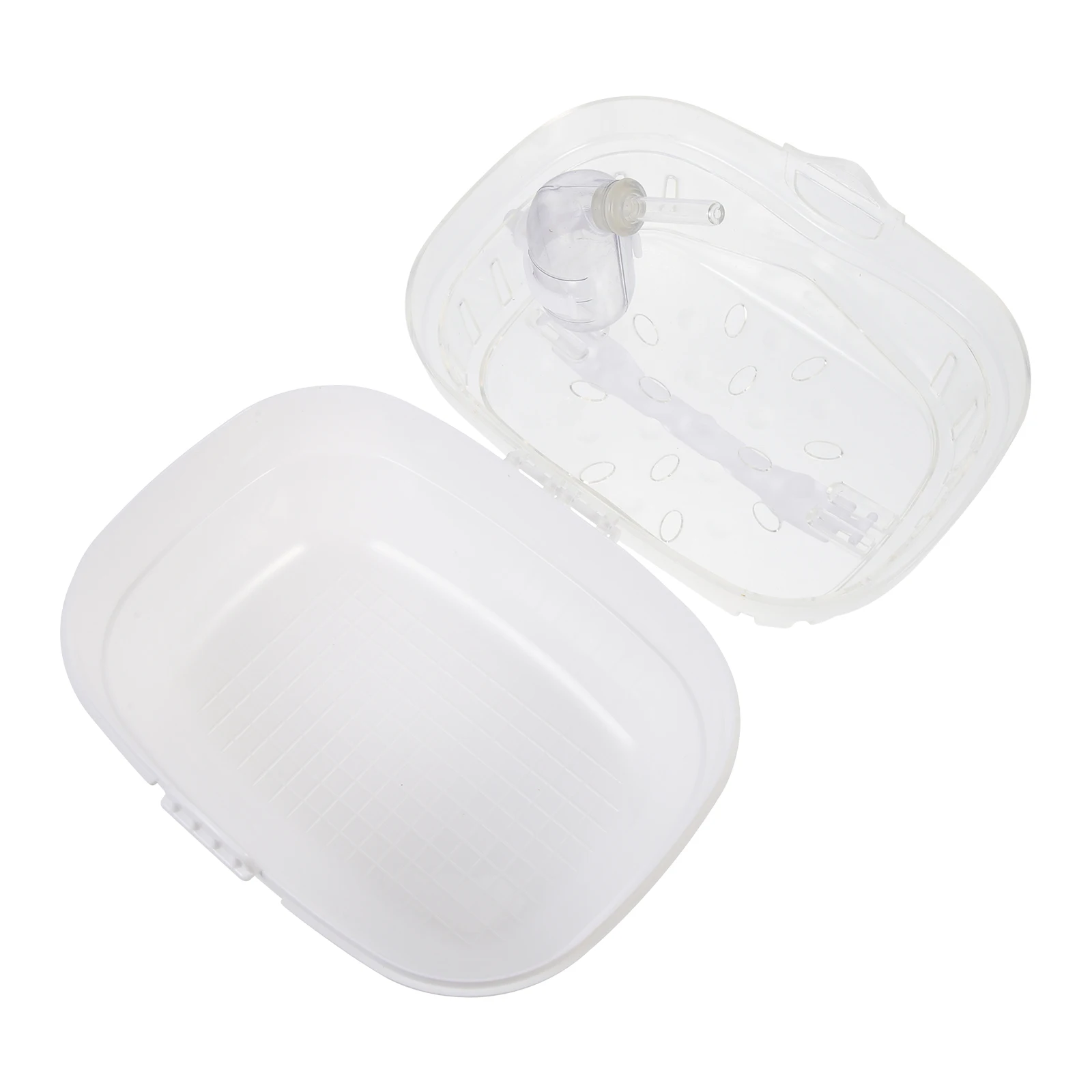 

Roomy Hamster Carrier Portable Pet Travel Box Durable and Breathable for Small Animals Easy to Clean Hamster Travel Cage