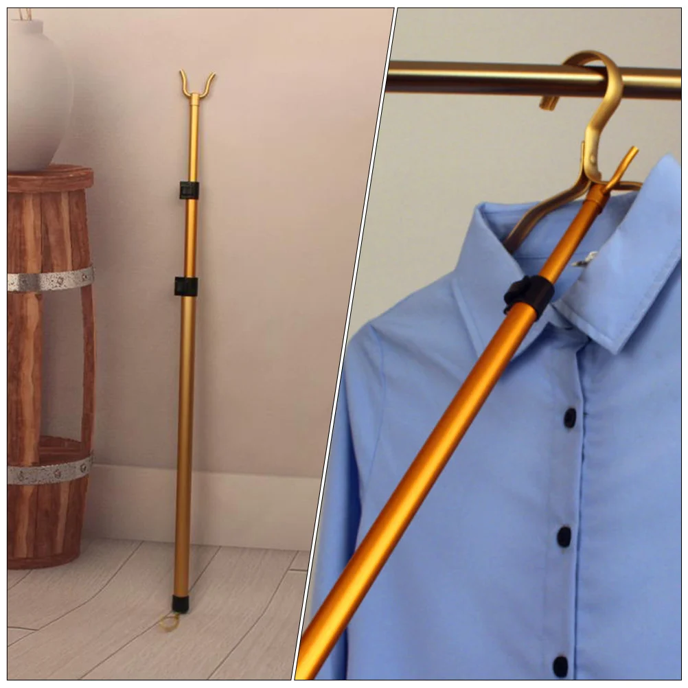 1Pc Creative Clothes Pole Clothes Drying Pole Household Clothes Drying Rod