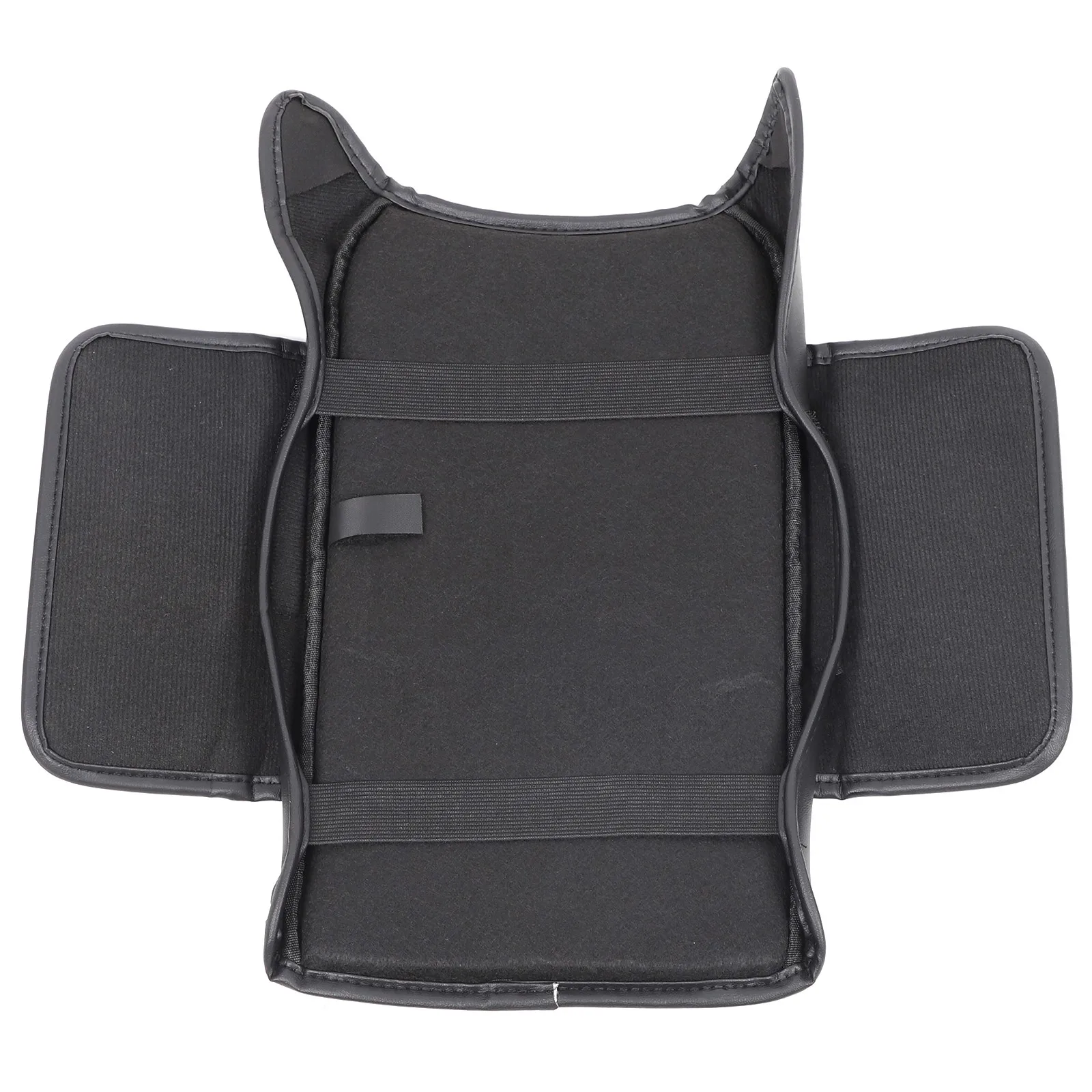 1 قطعة بو الجلود السوداء سيارة مركز وحدة التحكم مسند الذراع غطاء صندوق لسيارات BMW X3 G45 2025-2026 مسند اليد حماية الملحقات #4