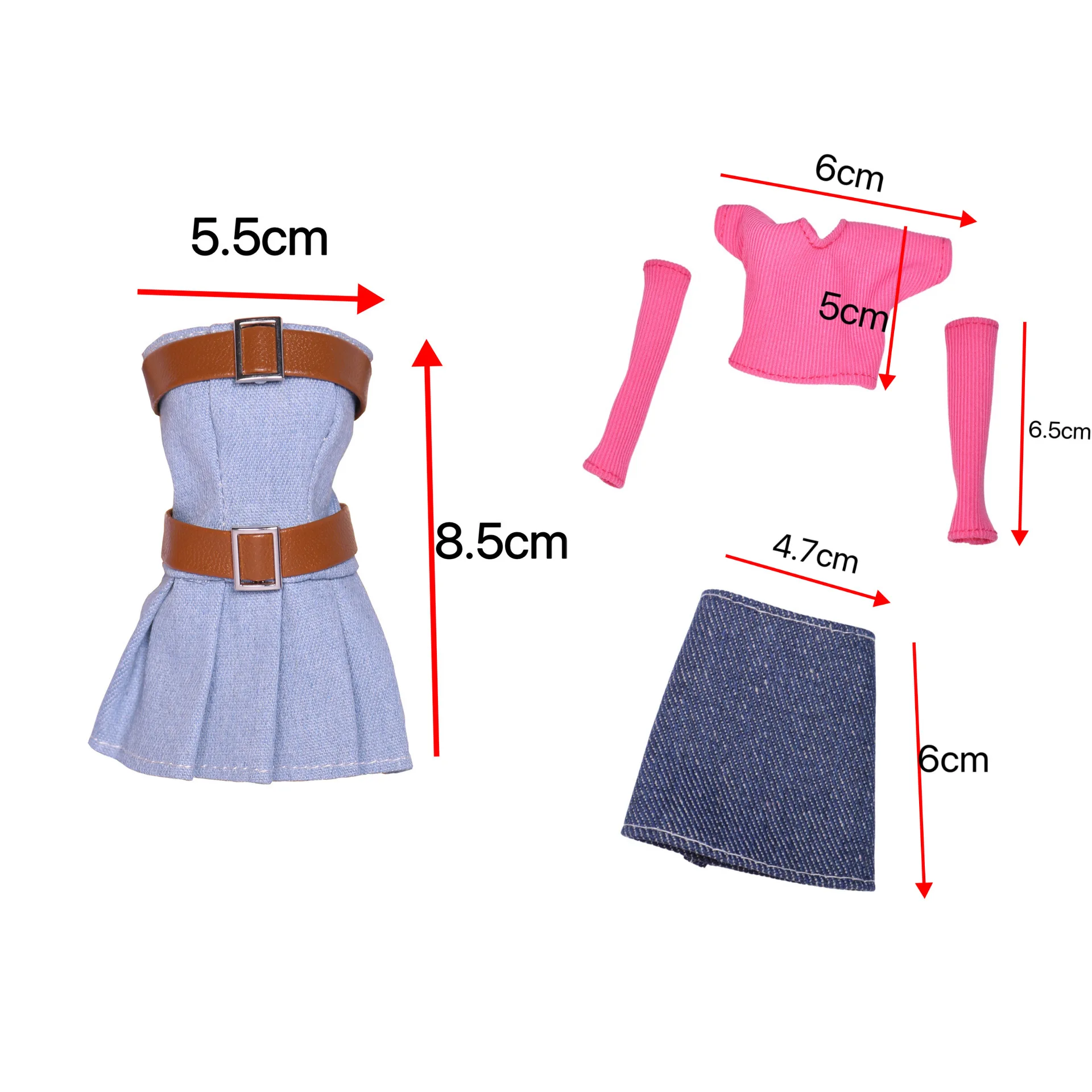 Custom Design Doll Accessories and Gift suits clothes dresses skirt for 1/6 Scale BB Xianxian FR Dolls