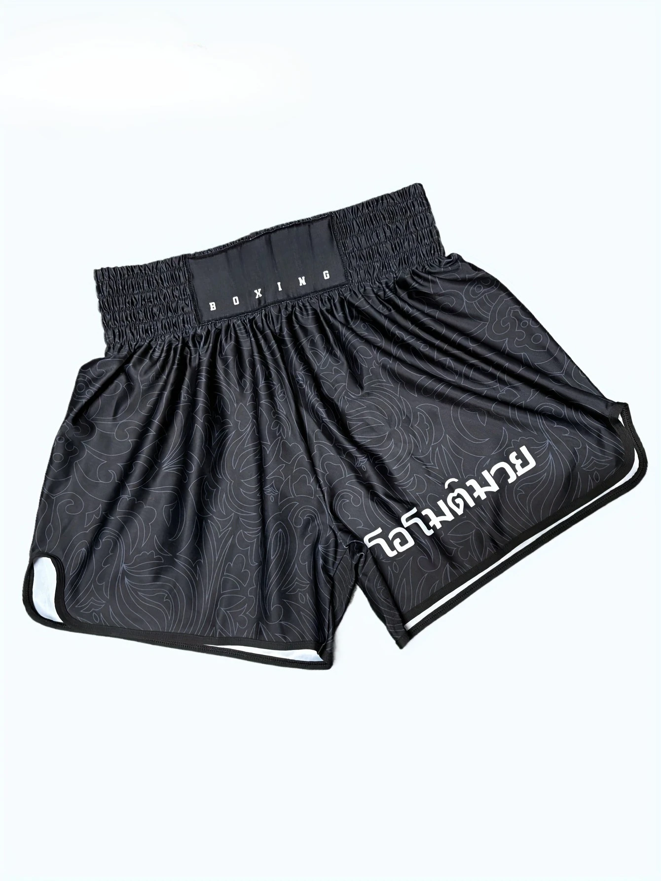 

2025 New Unisex Quick-Dry Boxing Shorts-Arts Shorts with Graphic Print，for MMA, Gym, Running & Training - All-Season Comfort