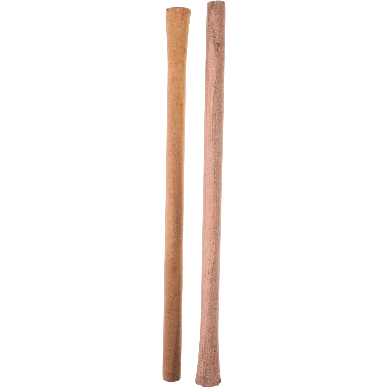 2 Pcs Solid Wood Handle Garden Hoe Grip Replacement Hardwood Handles Tool Sled Staff