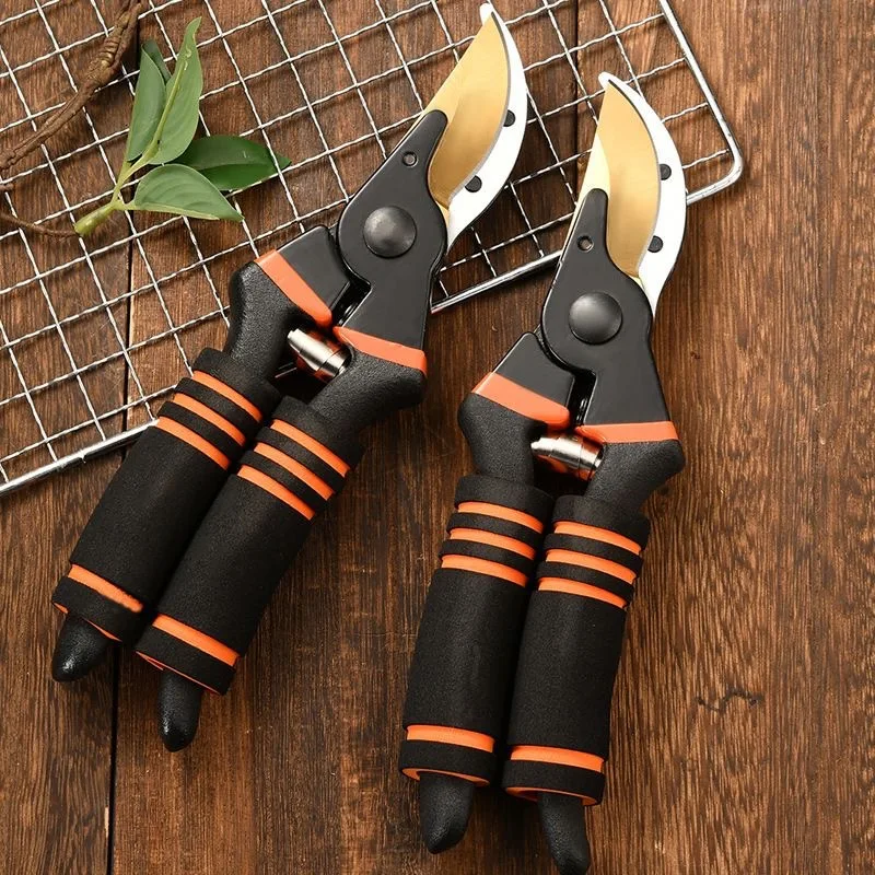 Steel Pruning Shears Labor Saving Garden Shears Heavy Duty Branch Cutter Tree Trimmer Gardening Tools