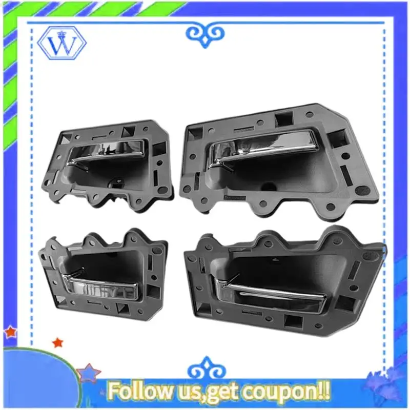 

M46K-4Pcs/Set Inner Door Handle Pull For Jeep Grand Cherokee 2005-2011 1JV471J3AA 1JV461J3AA 5HR411J3AK 5HR421J3A LHD