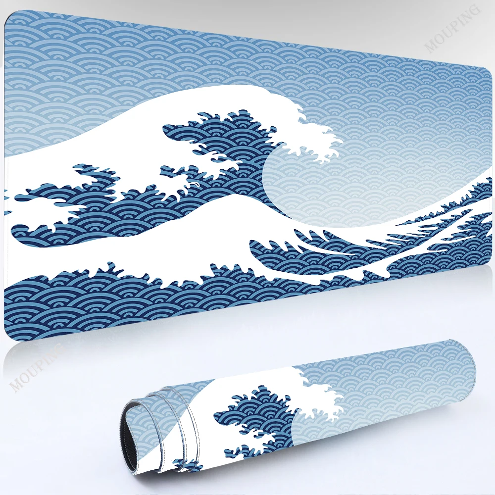 

Mouse Pad Blue Table Rug Setup Gamer Accessories Pad on The Table Kawaii Gaming Keyboard Pad Art Table Computer Mouse Carpet