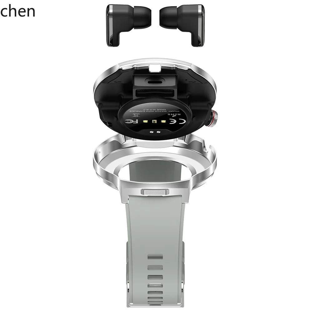 YFY Music Bluetooth Headset Smartwatch Detects Heart Rate and Blood Pressure for Health and Running