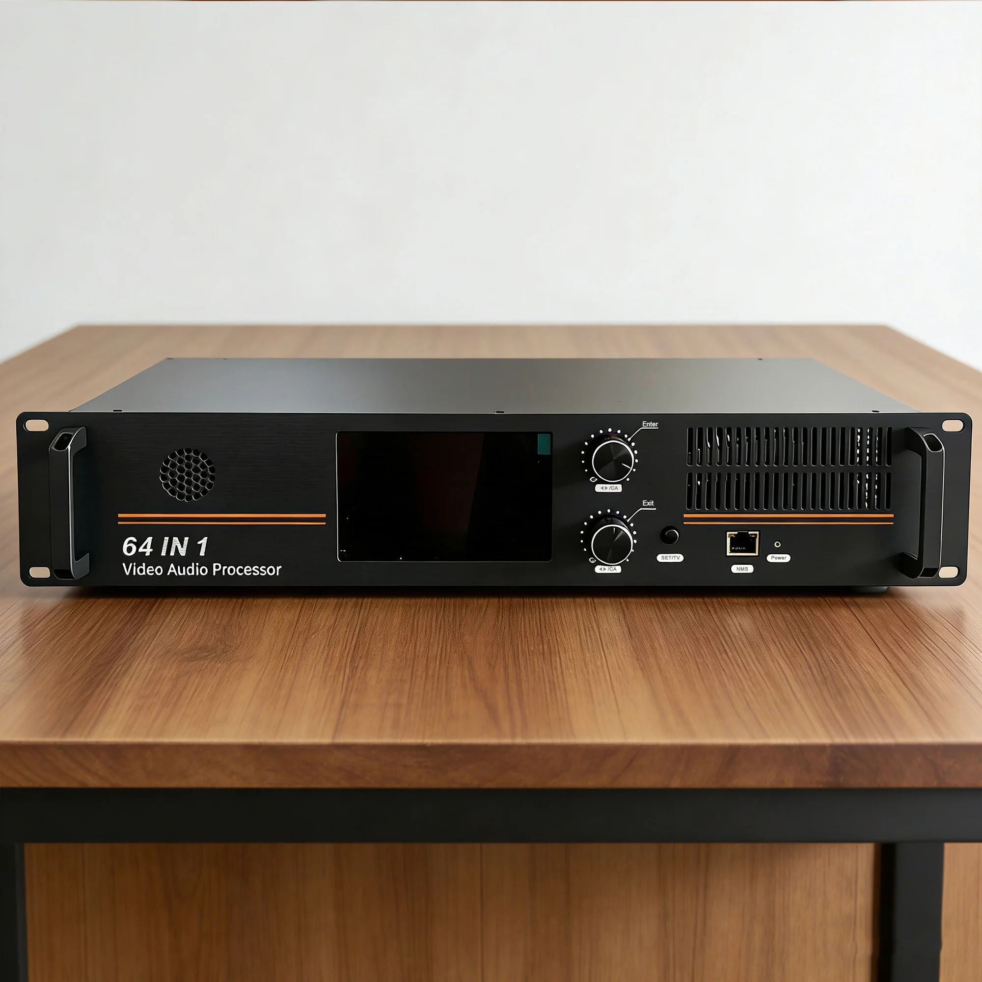 

32 64-channel IP to analog modulator NTSC PAL BG PAL DK SECAM Hotel TV front-end system Multicast IP to RF analog