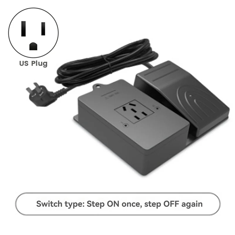 ABJN-250V مفتاح سفلي التحكم مخرج طاقة التحكم في القدمين منفذ التبديل نوع التبديل ، تستخدم في المراوح الكهربائية ، التحكم في الطاقة الولايات المتحدة التوصيل
