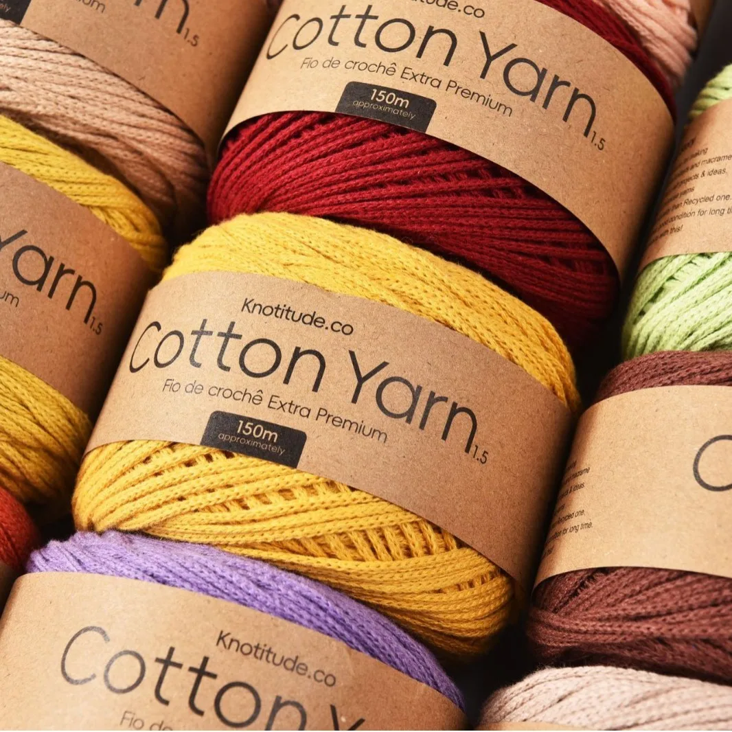 1.5Mm Cotton Yarn 1…