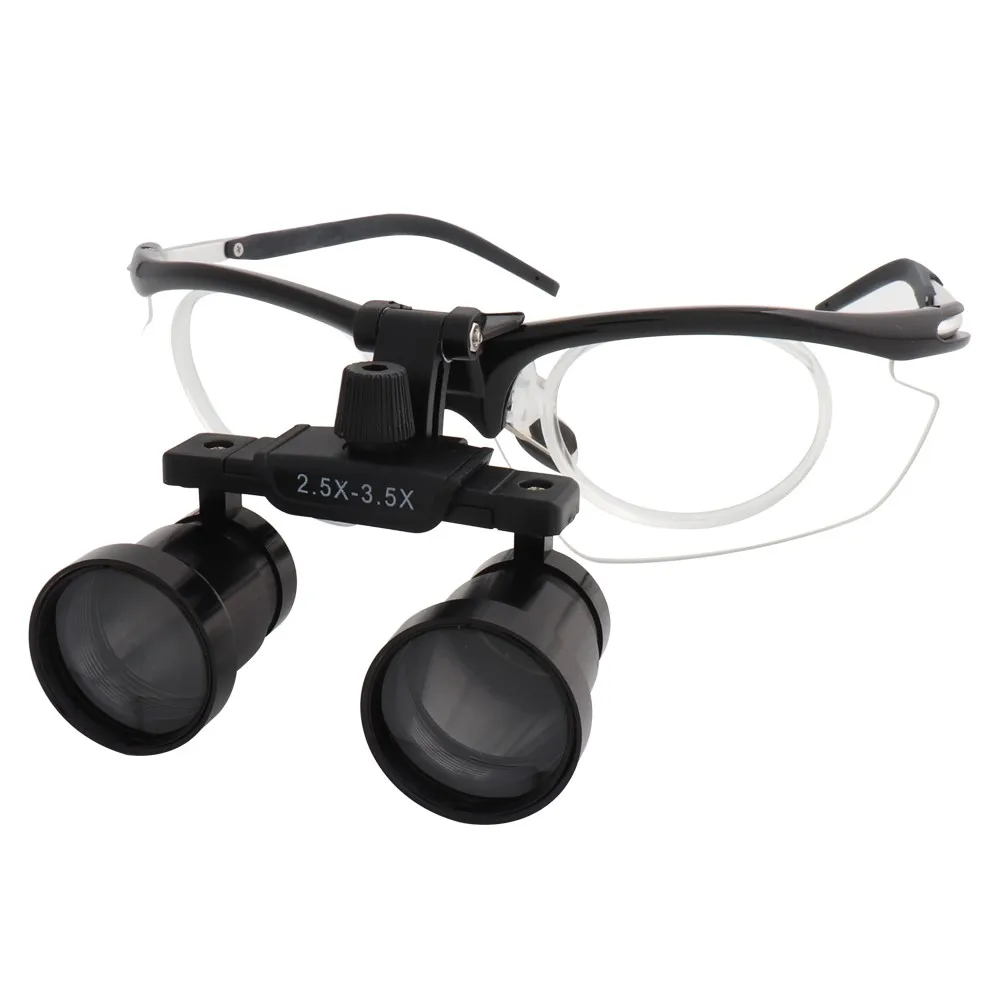 

2.5X-3.5X420 Dental Loupes Lab Medical Magnifier Magnification Binocular Cloth Case