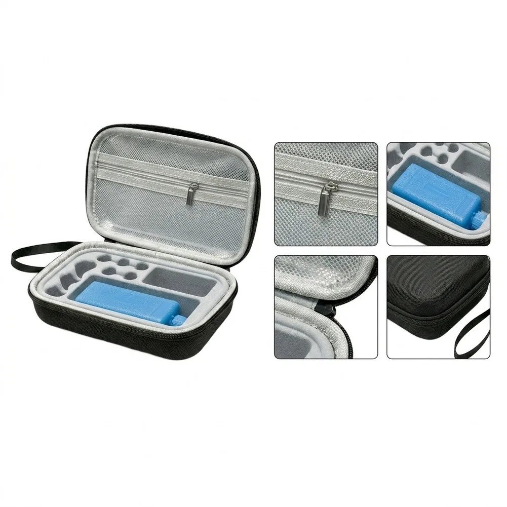 EVA Peptide Travel Case Portable Insulin Cooler with Compact Size 20x11x6.5CM and Reliable for protection EVA Peptide