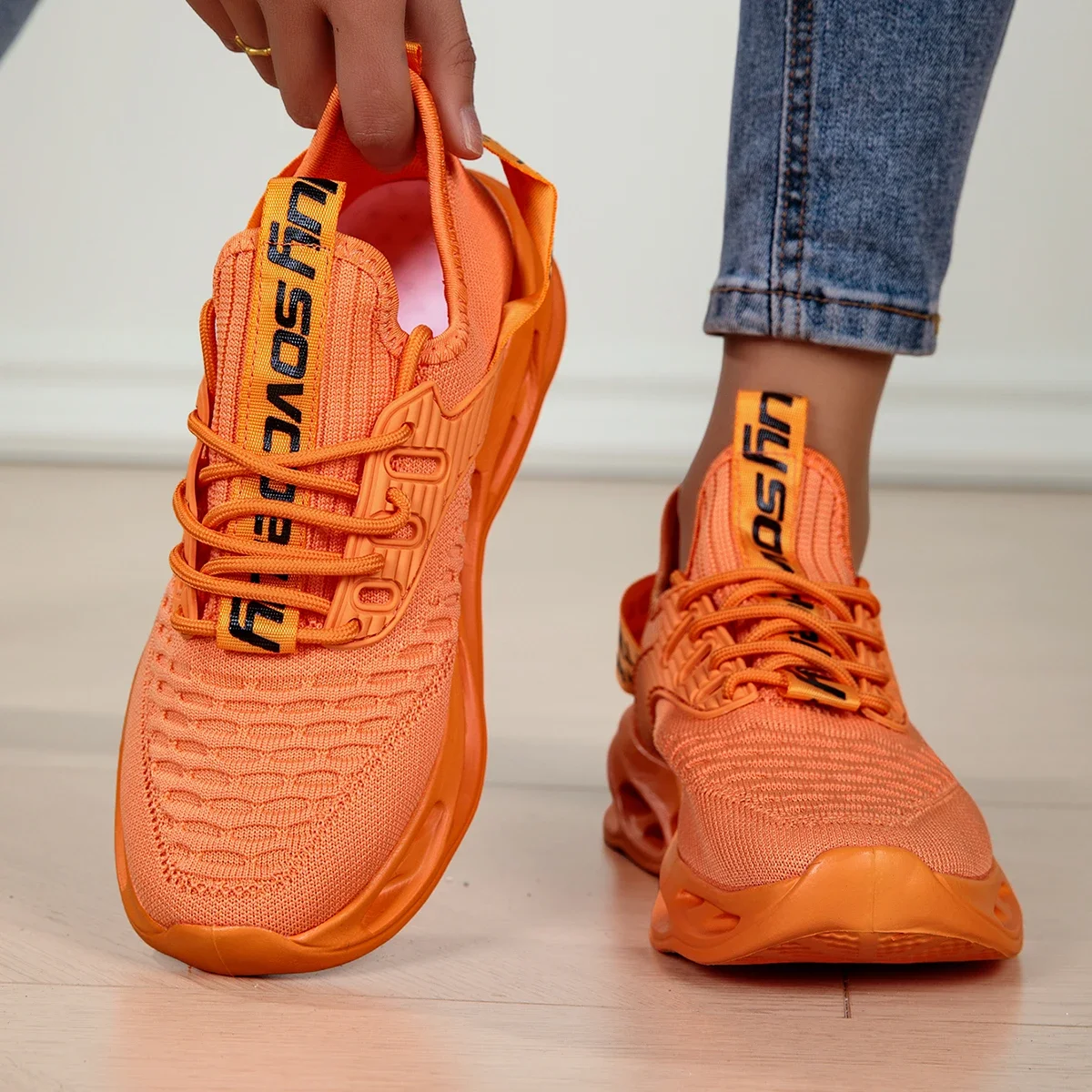 Women Sport Shoes Fashion Platform Sneakers Ladies Spring Winter Flats Running Shoes for Woman Plus Size 43