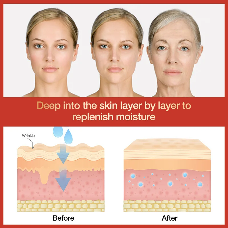 

Vitamin C Hyaluronic Acid Serum Brightens Skin Tone Moisturizes and Relieves Dullness