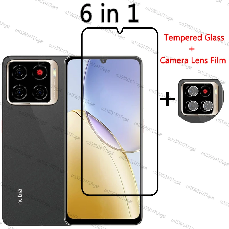 Cubierta completa de vidrio templado para ZTE Blade A56, Protector de pantalla, película de lente de cámara para ZTE Blade A56, vidrio para ZTE Blade A56