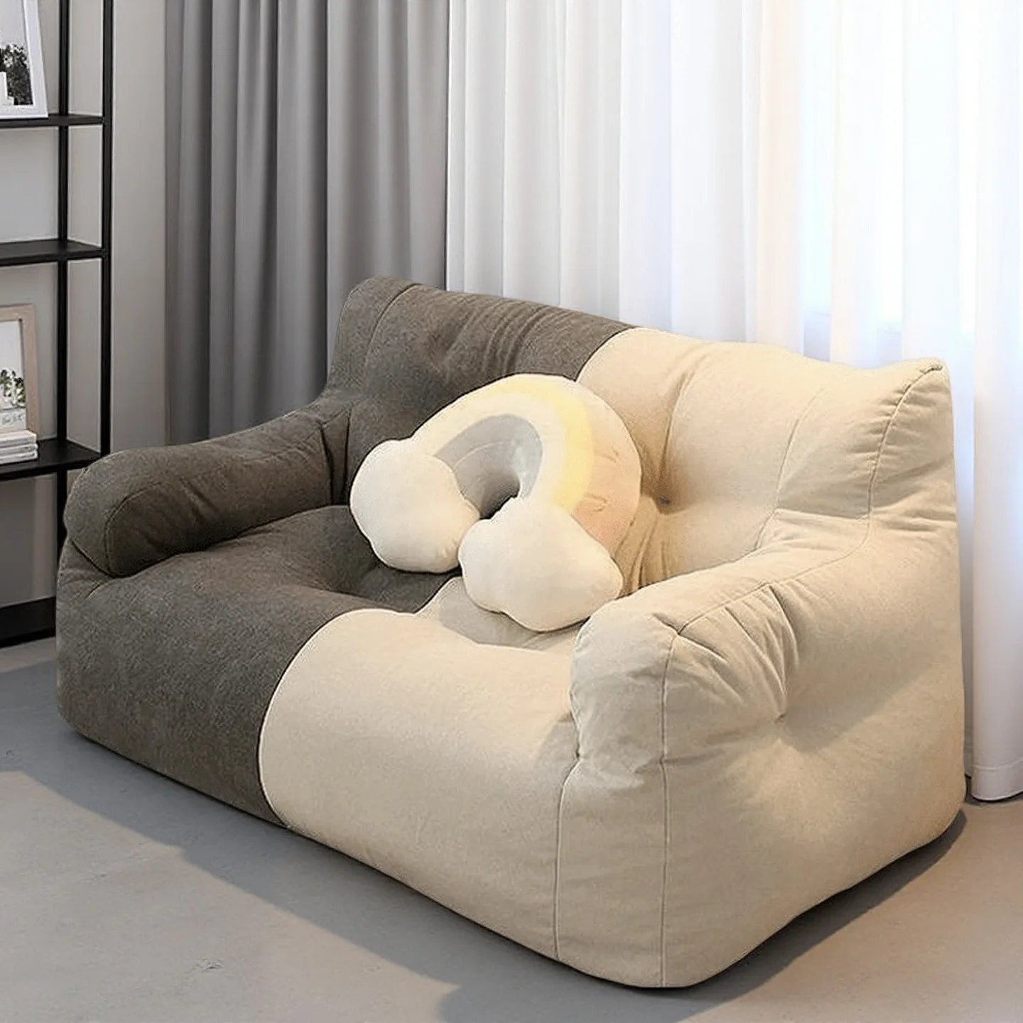 @9Lazy Sofa Tatami Double Bedroom Small Sofa Small Apartment Balcony Dormitory Bean Bag Sofa Home Furniture