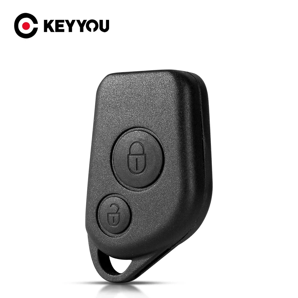 

KEYYOU Replacement Remote Key Shell Case For Citroen Saxo Berlingo Picasso Xsara Peugeot 306 307 406 Car Covers Fob 2 Buttons