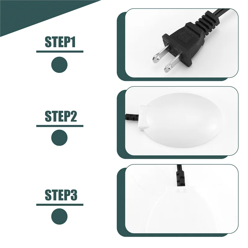 

AB08-Stronger Power 60W Bird Bath Heater Birdbath Deicer With Thermostatically Controlled & Auto Shut US Plug