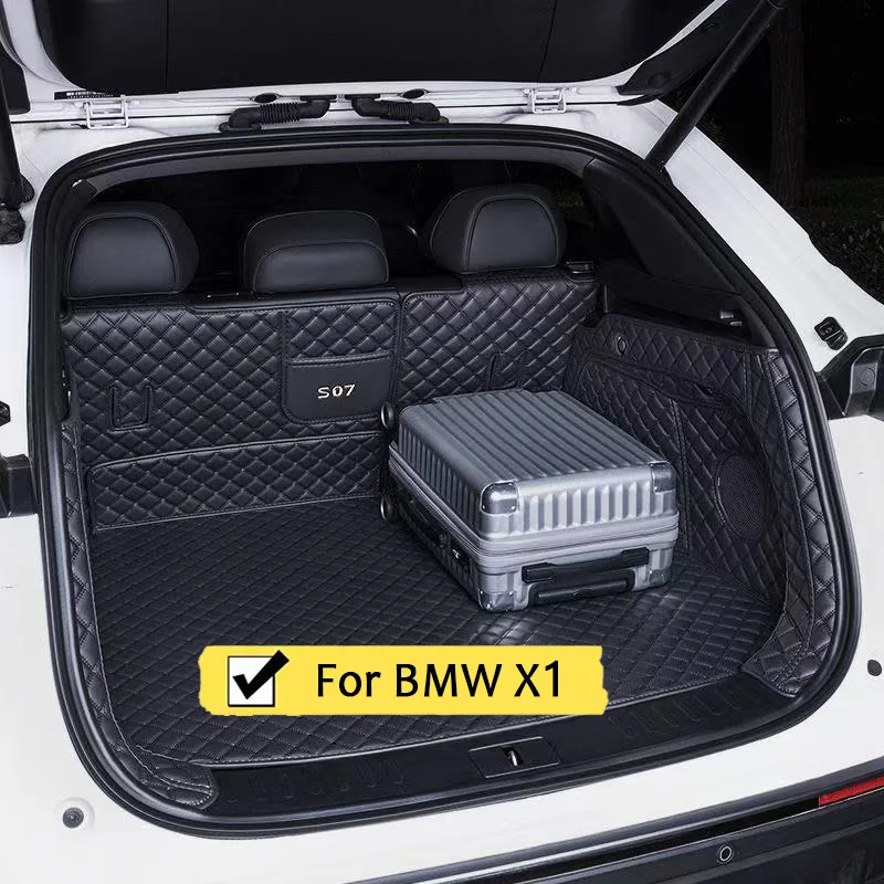 Всепогодный коврик в багажник для BMW X1 2012-2025: водонепроницаемый, нескользящий, легко чистится, аксессуар для салона автомобиля