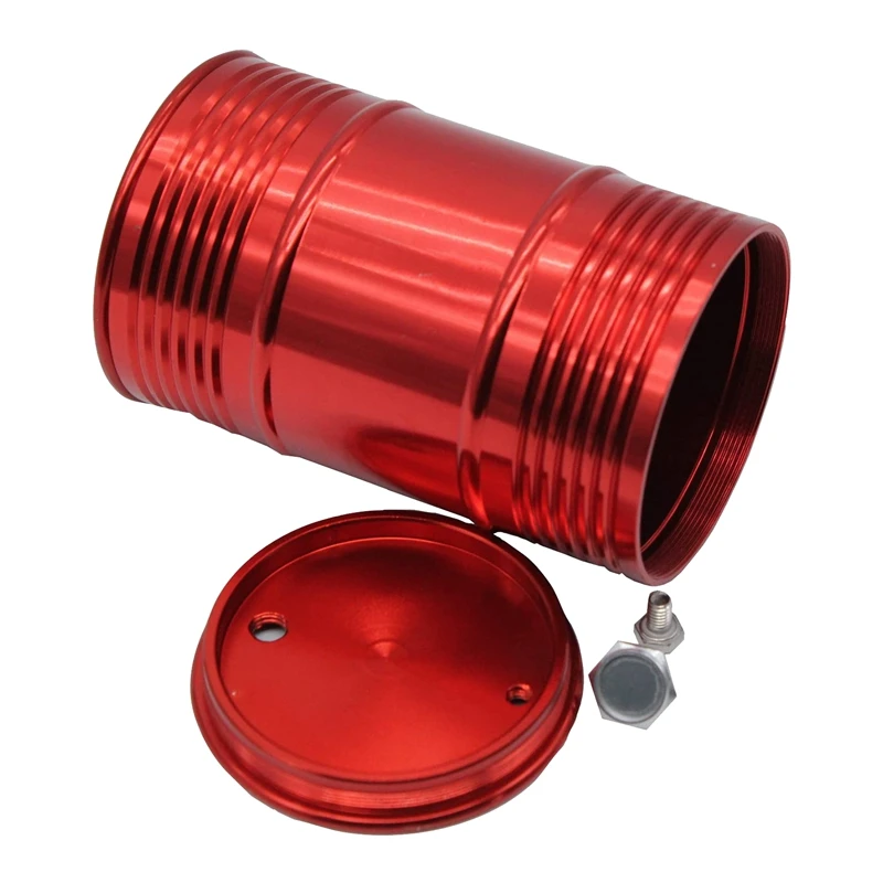 Metal Oil Drum Fuel Tank Container For 1/10 RC4WD D90 SCX10 Rock Crawler RC Car Decor Accessories