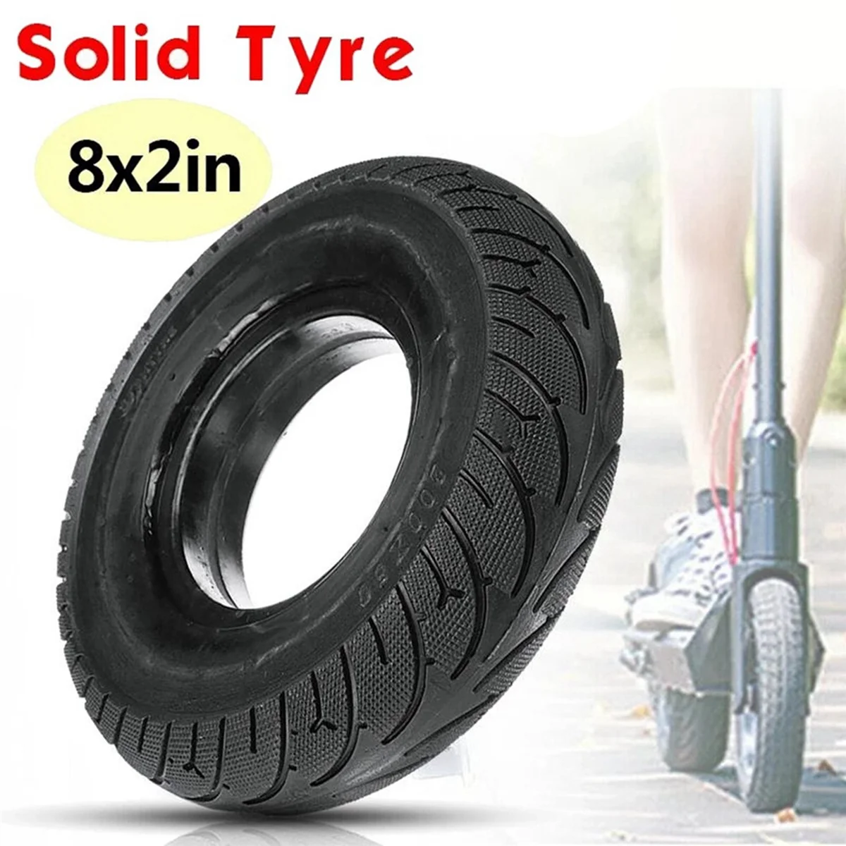 8 Inch Electric Scooter Tire 200X50 Solid Tire Rear Tire for Speedway RUIMA Mini 4 PRO