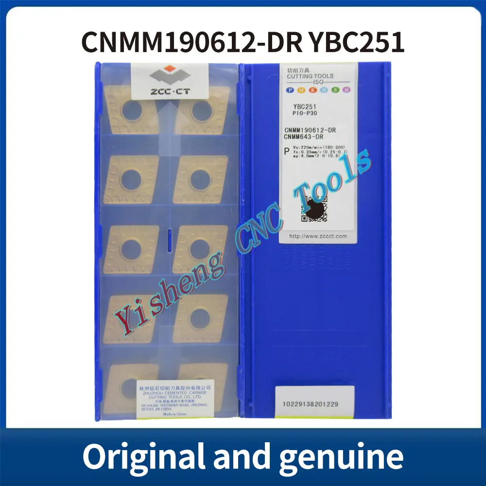 ZCC CT CNMM 190612 -DR CNMM 190616 -DR CNMM 190624 -DR YBC351 YBC252 YBC251 YBC152 YBM253 YBC151 إدراجات كربيد تشوتشو الأصلية