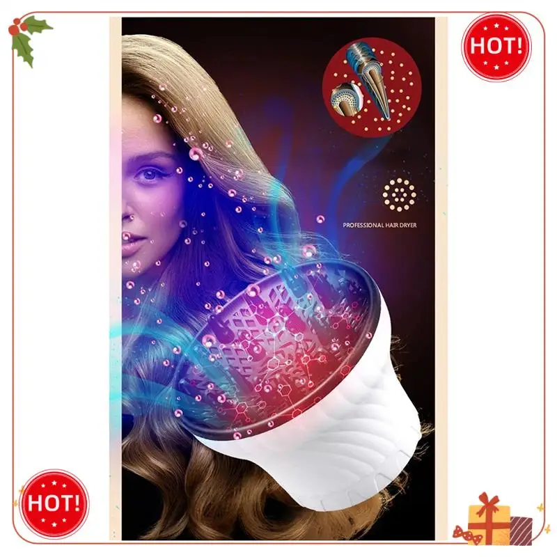 غطاء مجفف الشعر بواجهة عالمية من ABLE لغطاء صالون الشعر، غطاء رأس مجعد لتصفيف الشعر، ملحقات مجفف الشعر باللون الأبيض