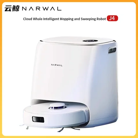 Робот для мытья полов NARWAL J4 — полностью автоматическая уборка и сушка. Машина для мытья полов, пылесос, поломоечная машина. топ 10 нарвал - №2