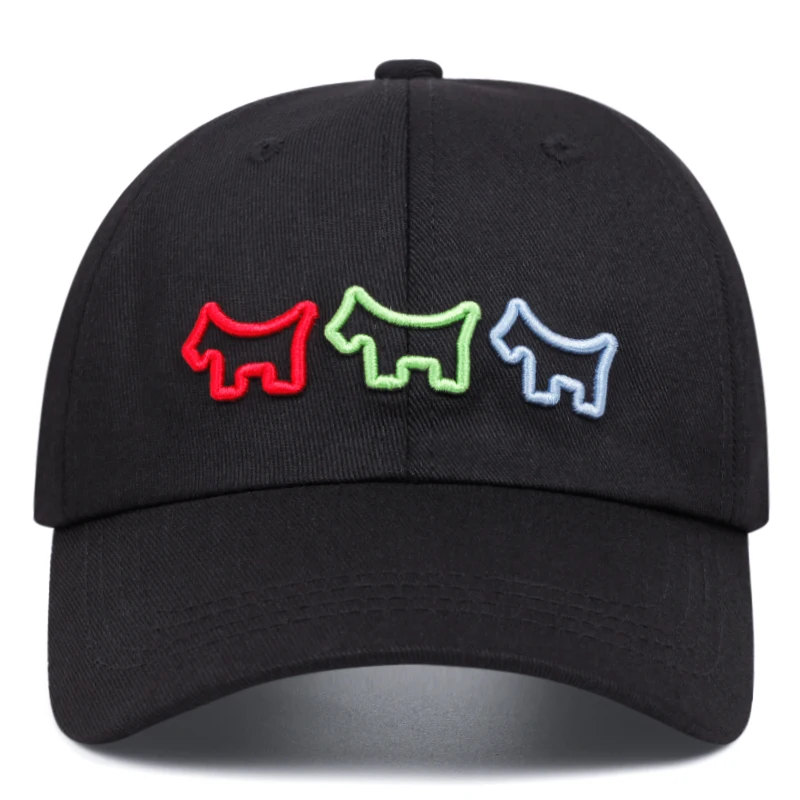 Cartoon pattern embroidered baseball cap men women outdoor sports American trucker hat trend fashion