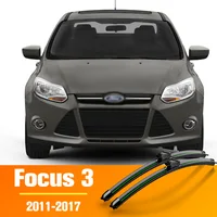 Limpiaparabrisas delanteros para Ford Focus 3 Hatchback 2011-2017 2012 2013 2014 2015 parabrisas ventana delantera 28 ""+ 28""