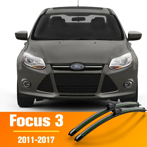 Limpiaparabrisas delanteros para Ford Focus 3 Hatchback 2011-2017 2012 2013 2014 2015 parabrisas ventana delantera 28 ""+ 28""