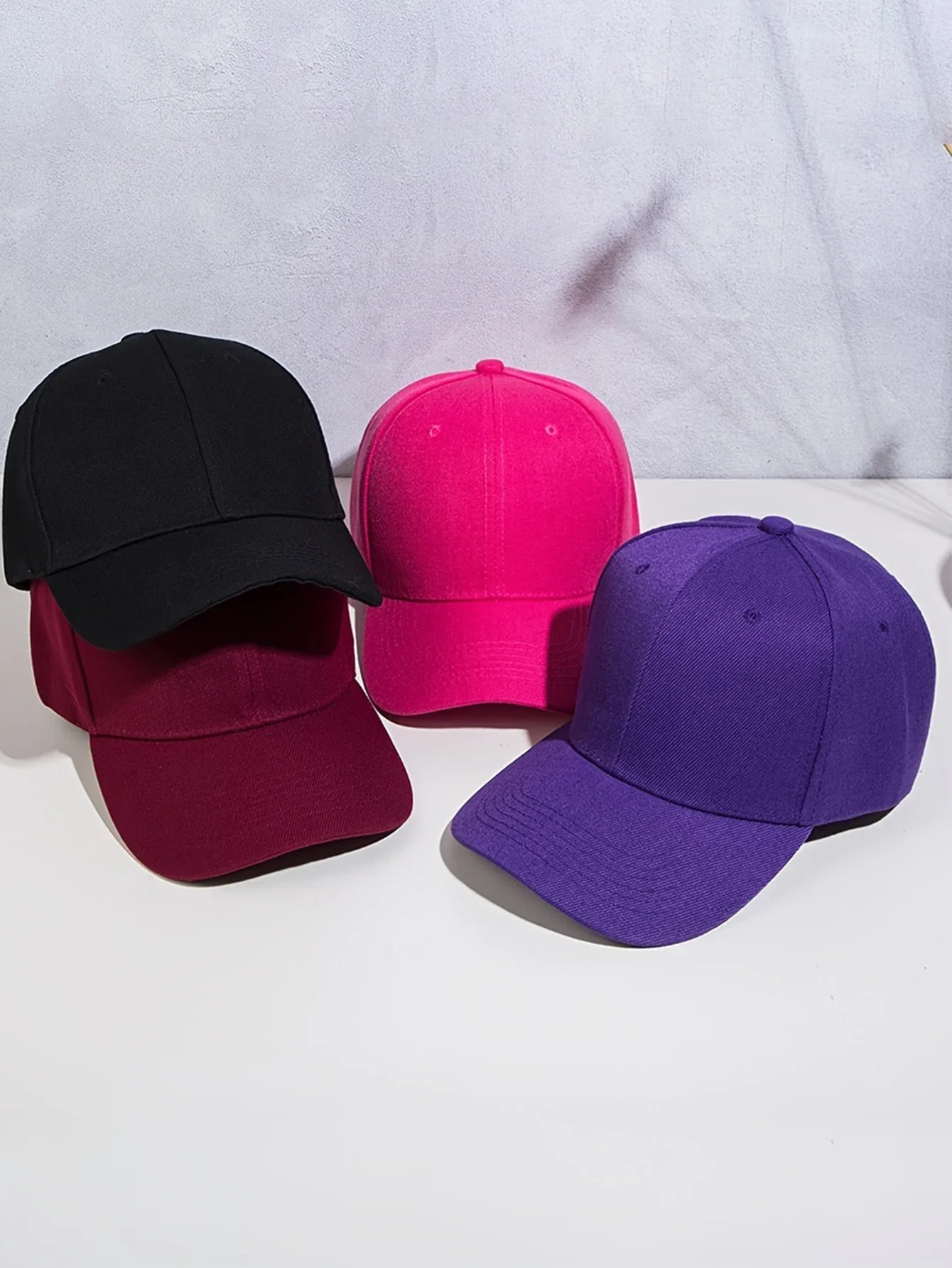 1 unisex all season 22 colors fashionable sun shading hip-hop solid color baseball cap