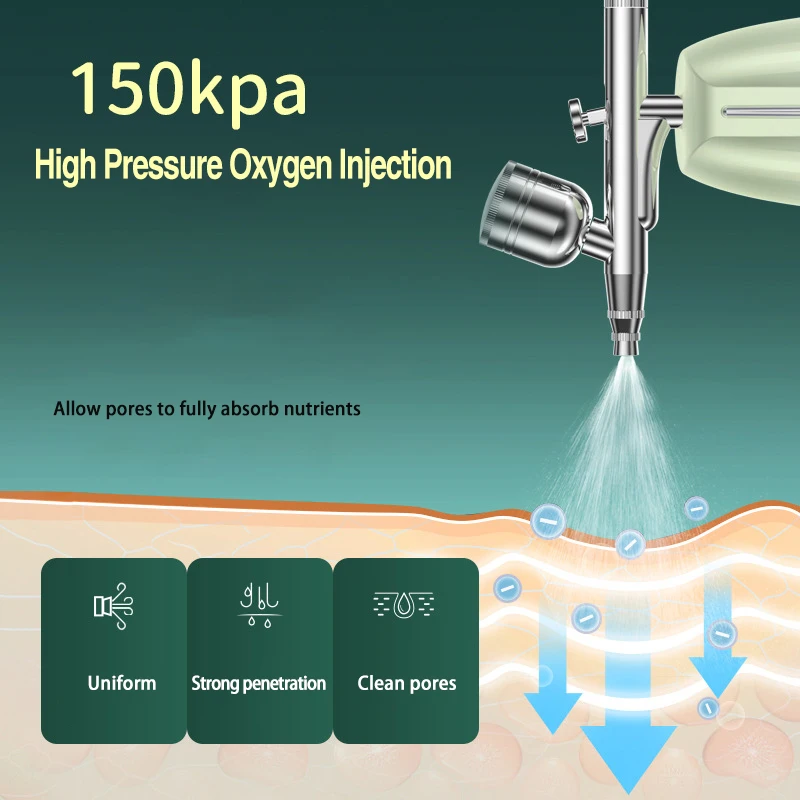 Oxygen Injection Instrument High Pressure Nano Moisturizing Spray Moisturizing Spray Hand-Held Facial Water Oxygen Injector