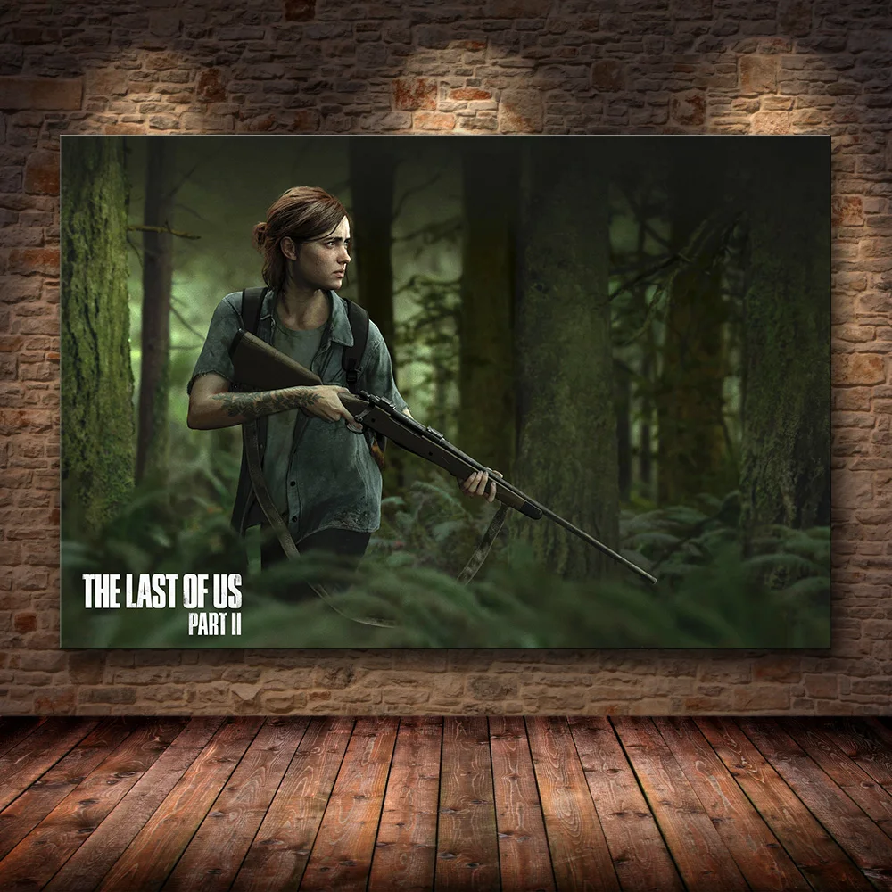 The Last Of Us Game Poster Print Zombie Survival Horror Action HD Poster Canvas Painting Modern Home Decor for Wall Art