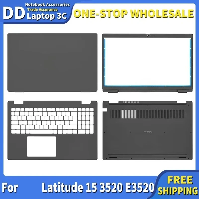 

New Original LCD Back Cover Front Bezel Hinges Palmrest Lower Bottom Case For Latitude 15 3520 E3520 04Y37V 0WXN5F 0WMNWX