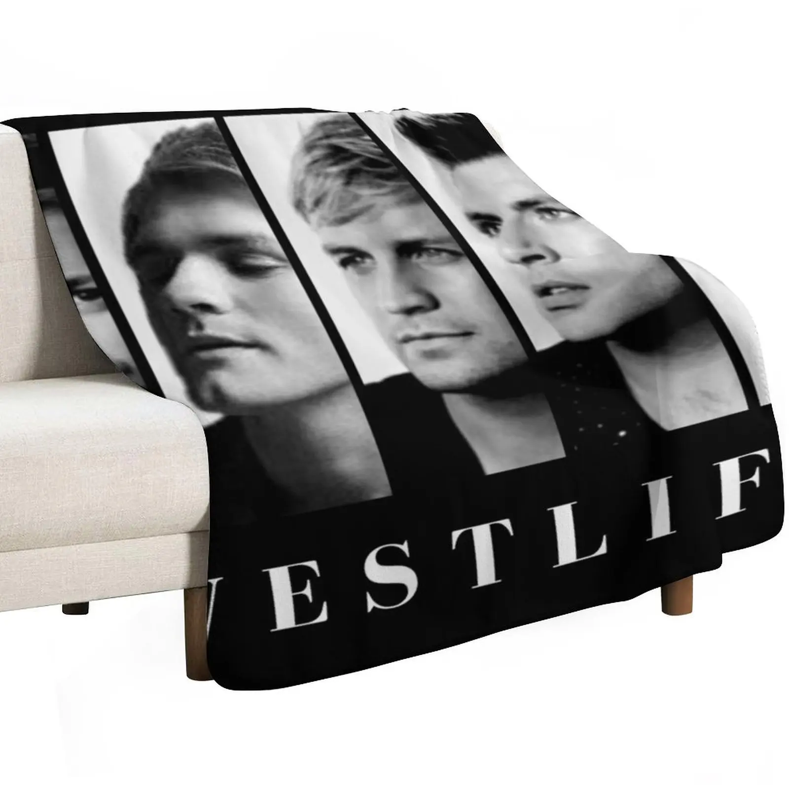 West-life Vintage Members Throw Blanket Bed Sofa Soft Big Giant Sofa manga Blankets