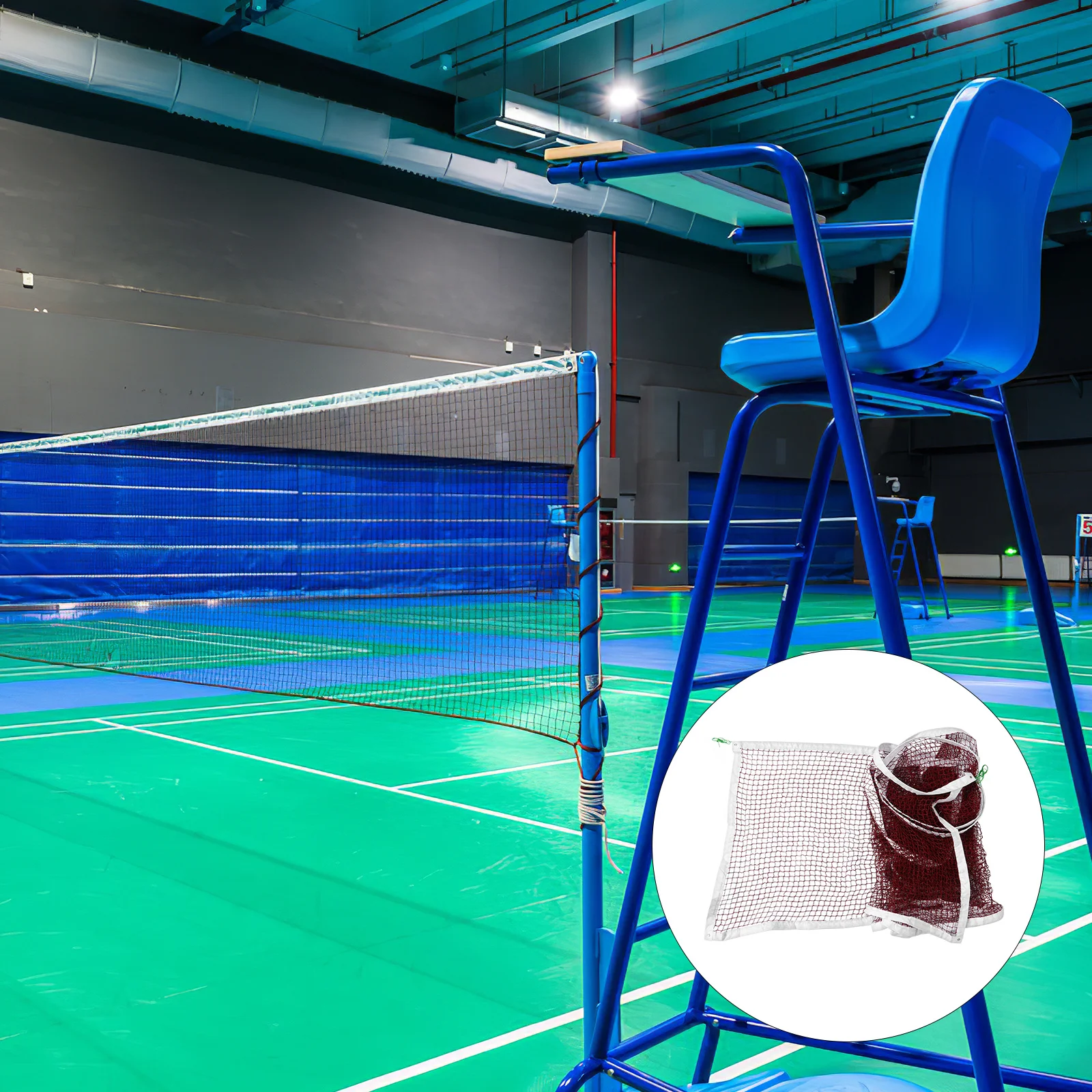 

Folding Badminton Net Lightweight and Durable Polyester Material Easy Installation Multi Functional for Badminton Volleyball