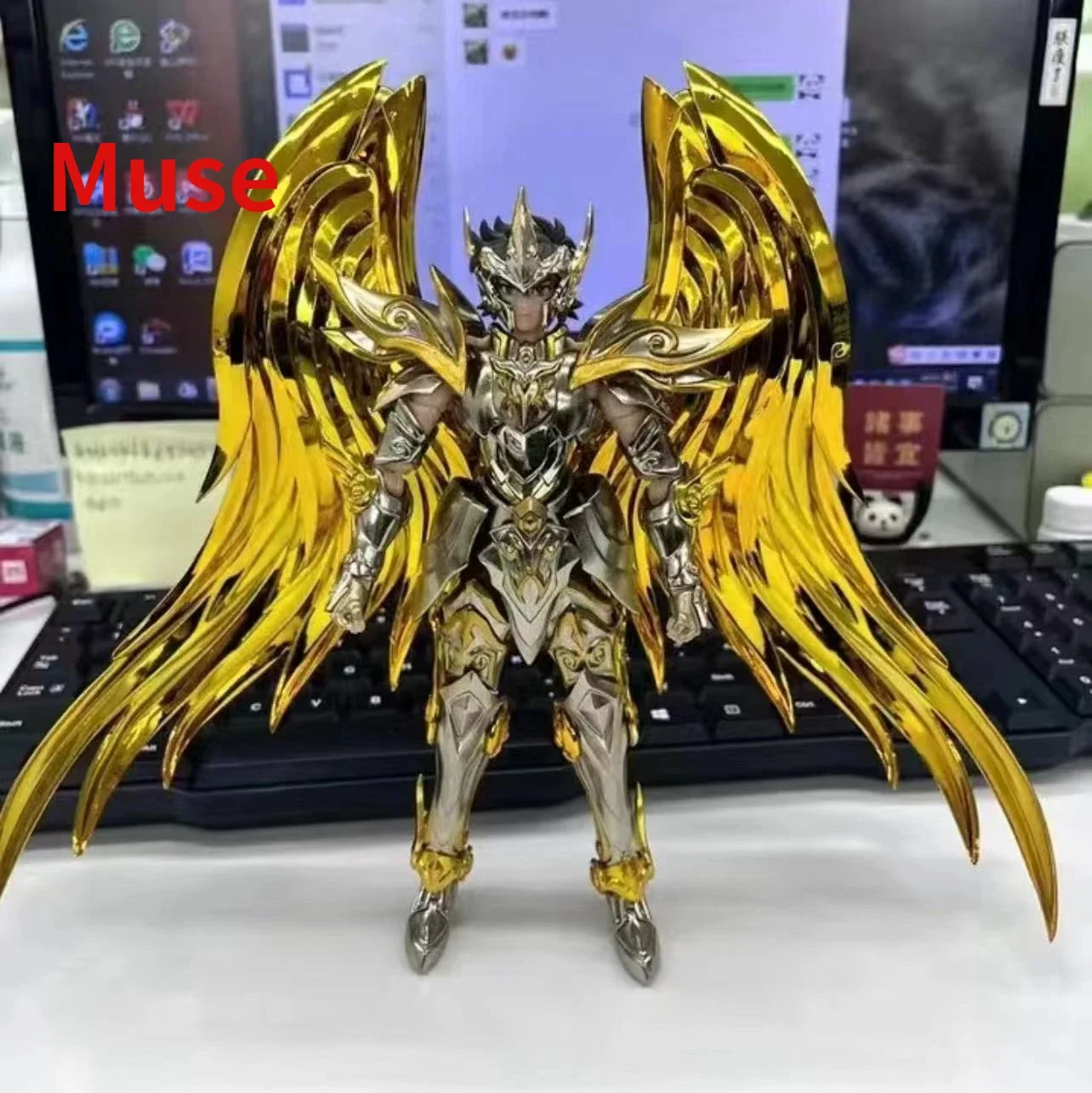 

IN Great Toys/GT Saint Seiya Myth Cloth EX Sagittarius Aiolos SOG/Soul of God Gold Knights of the Zodiac Action Figure In Stock