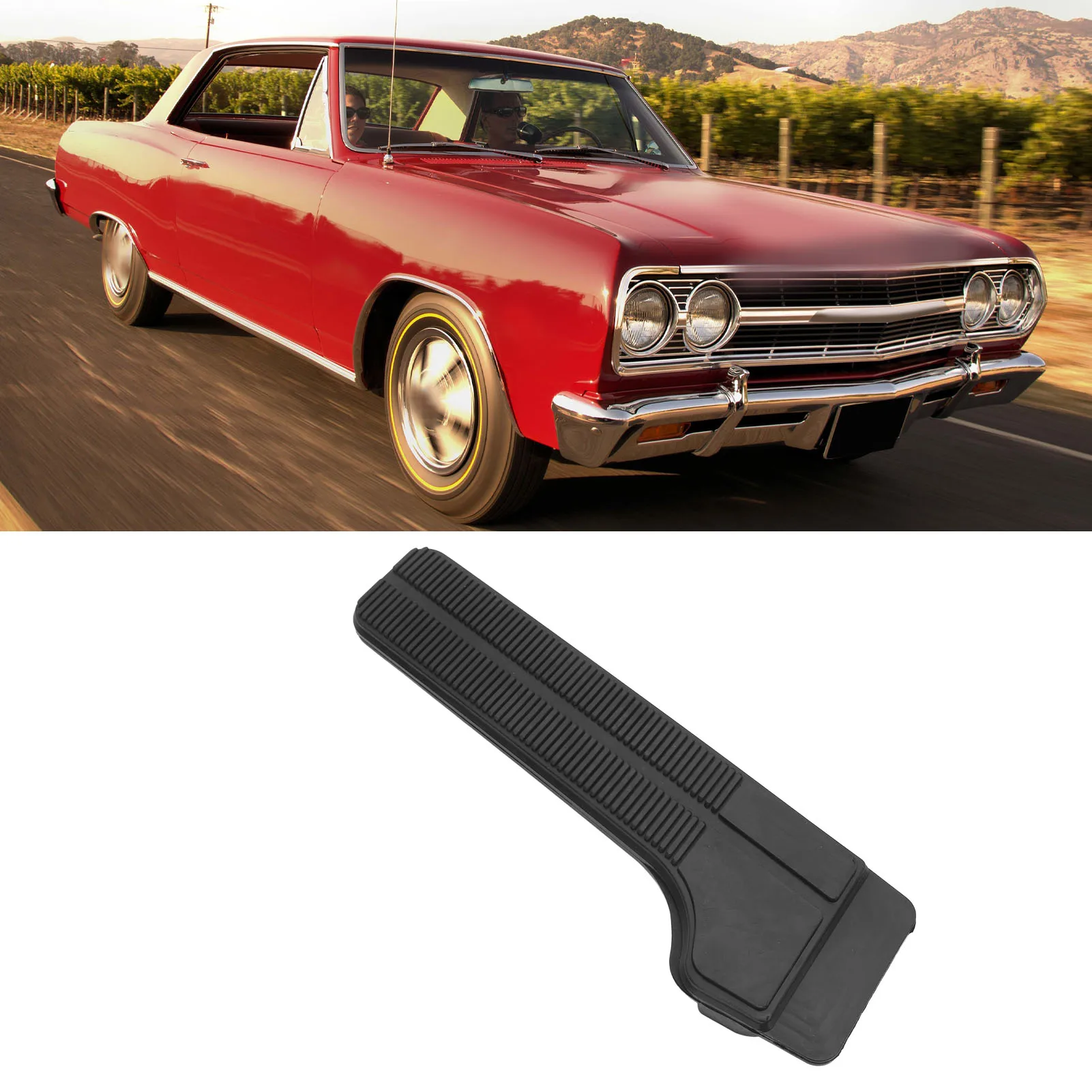 Car Gas Pedal Anti Slip Rugged Rubber Accelerator Gas Pedal Assembly CVAL64671 Auto Accessories Replacement